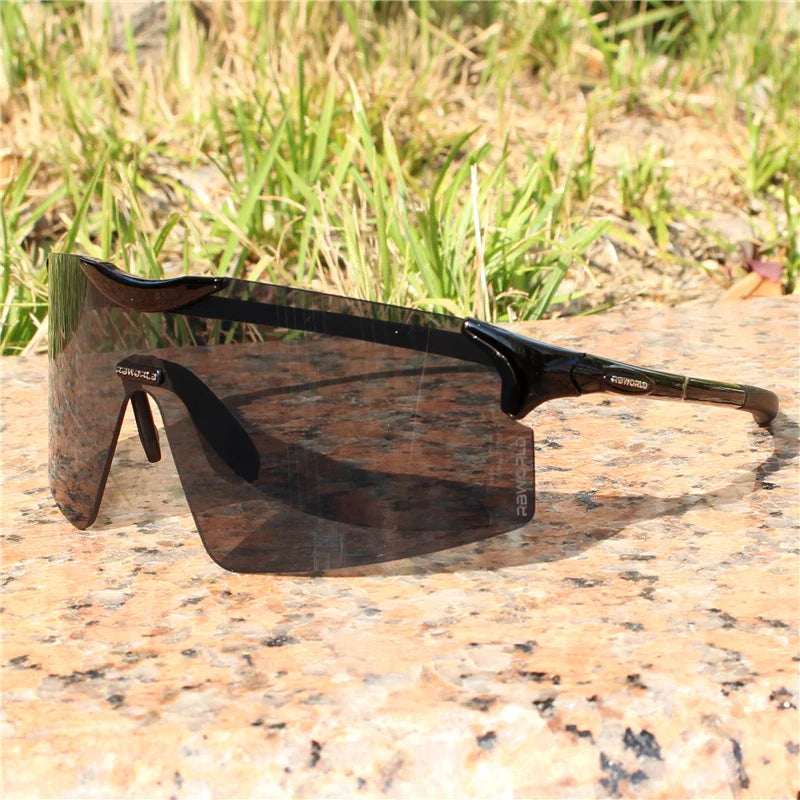 Óculos Esportivo com Lente Espelhada Polarizada