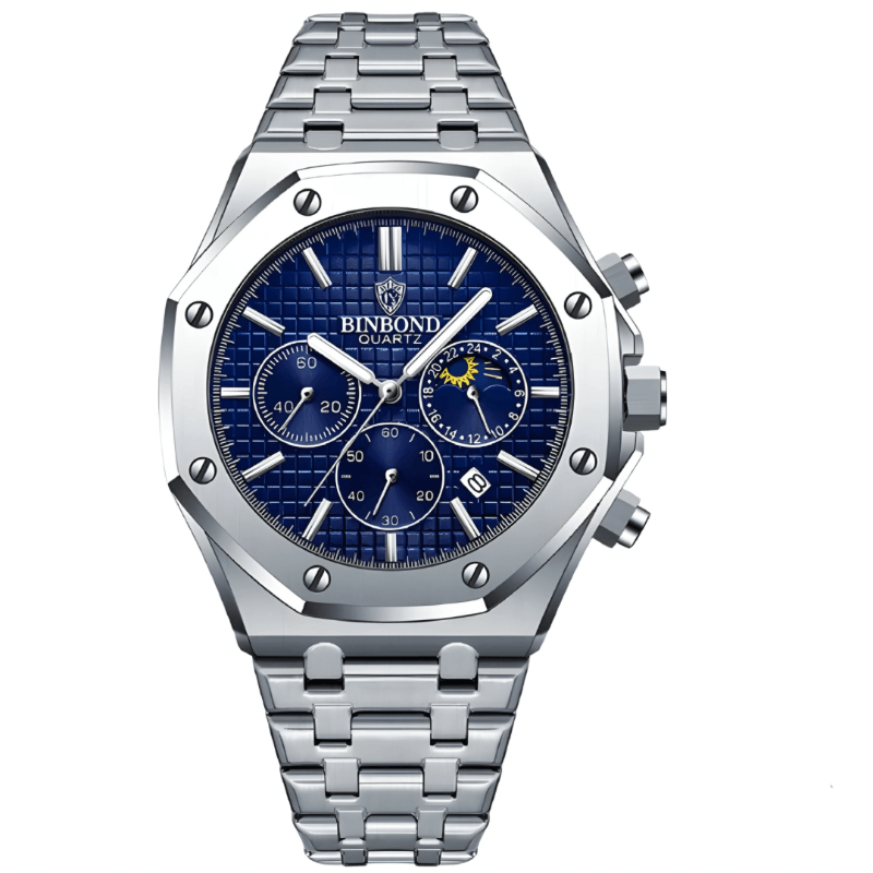 Relógio Masculino Magister Baran - Aço Inoxidável Premium