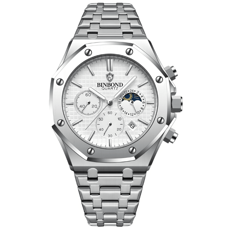 Relógio Masculino Magister Baran - Aço Inoxidável Premium