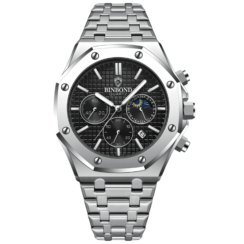 Relógio Masculino Magister Baran - Aço Inoxidável Premium