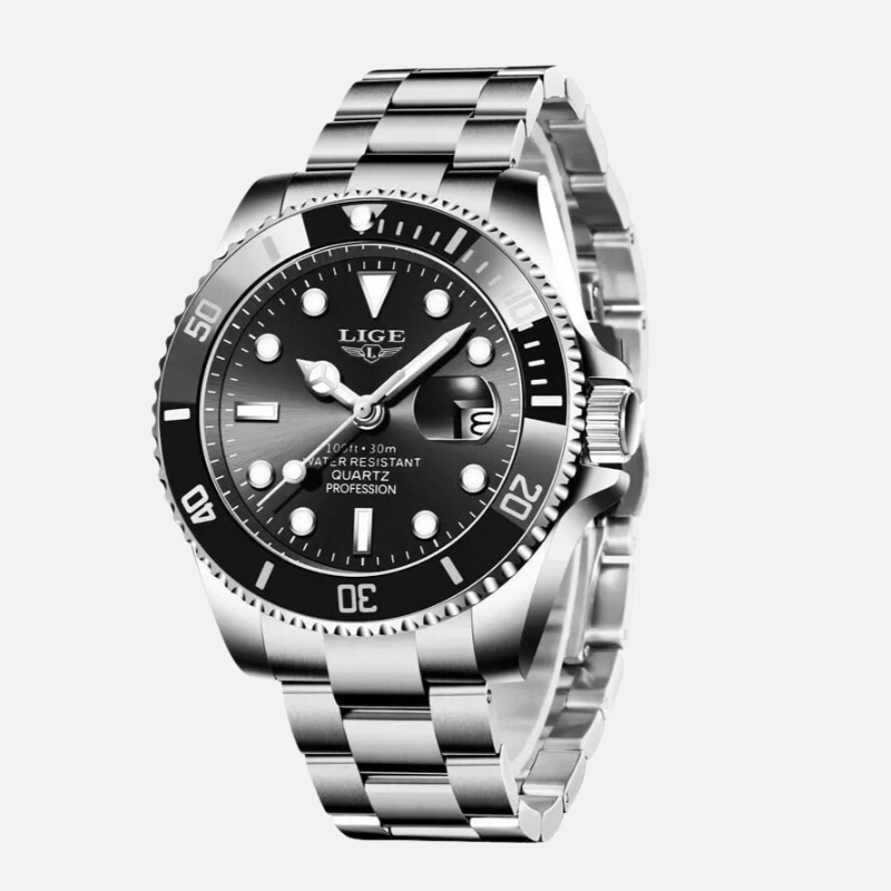 Relógio Masculino Majestic Seconds - Casual Aço Inoxidável