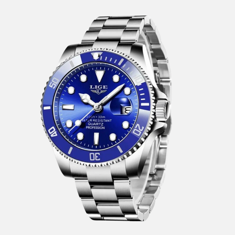 Relógio Masculino Majestic Seconds - Casual Aço Inoxidável