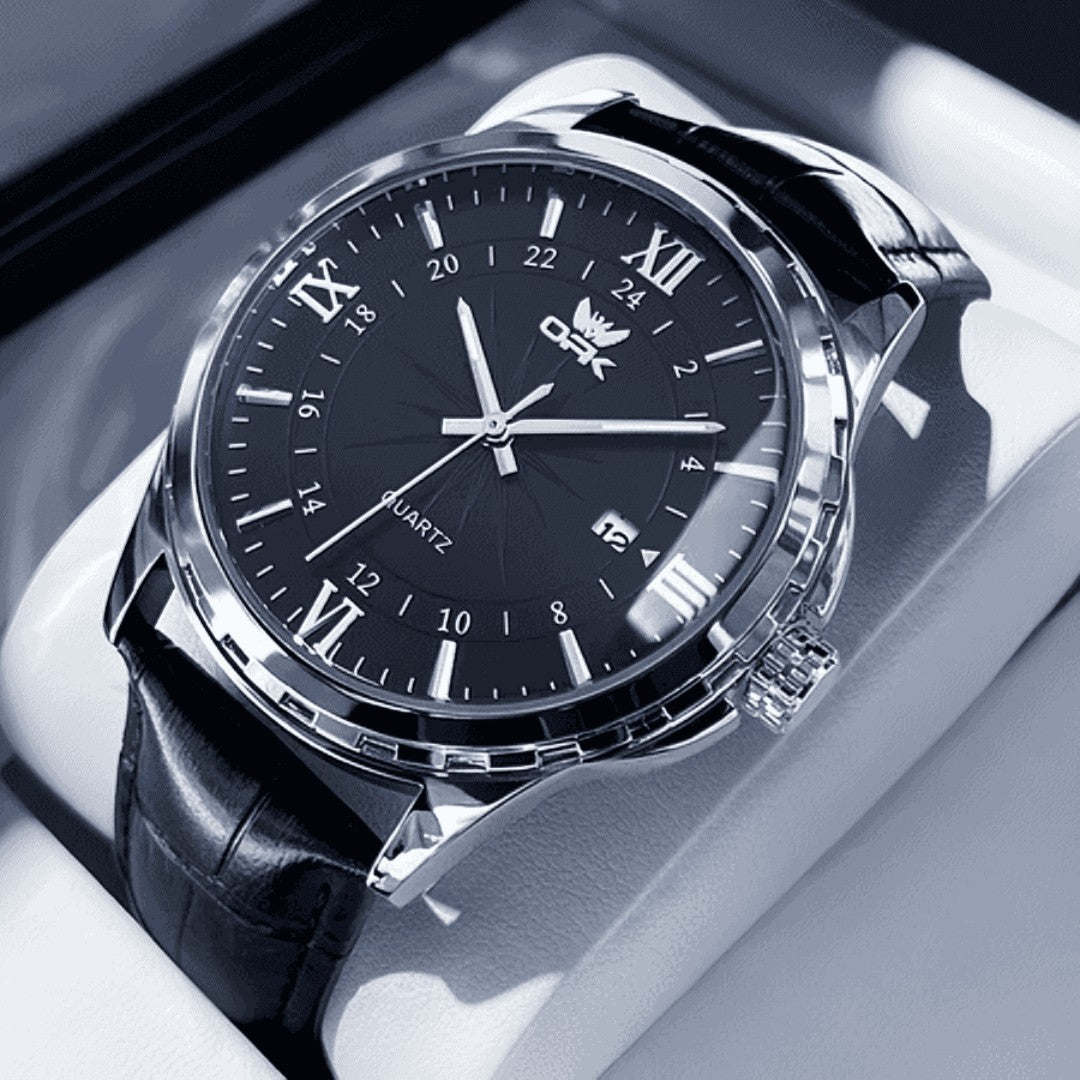 ⌚ IronChronos™ – Relógio Masculino Luxo Esportivo à Prova d’Água em Aço Inoxidável