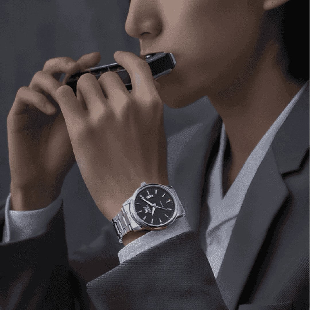 ⌚ TitanSteel™ – Relógio Masculino de Luxo Esportivo à Prova d’Água Precisão e Elegância em Cada Detalhe