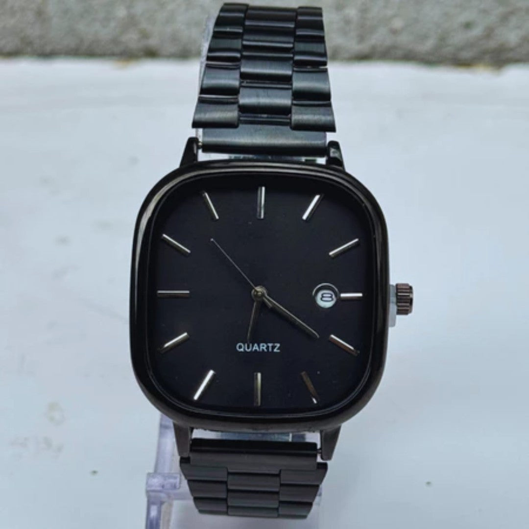 ⌚ ChronoRetro™ – Relógio Masculino Vintage Quadrado | Estilo Clássico com Toque Moderno