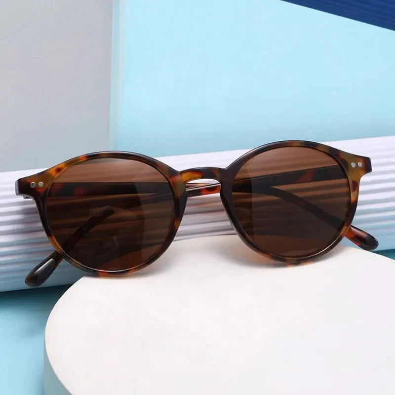 Óculos de Sol Polarizado Premium Circolare Acetato UV400