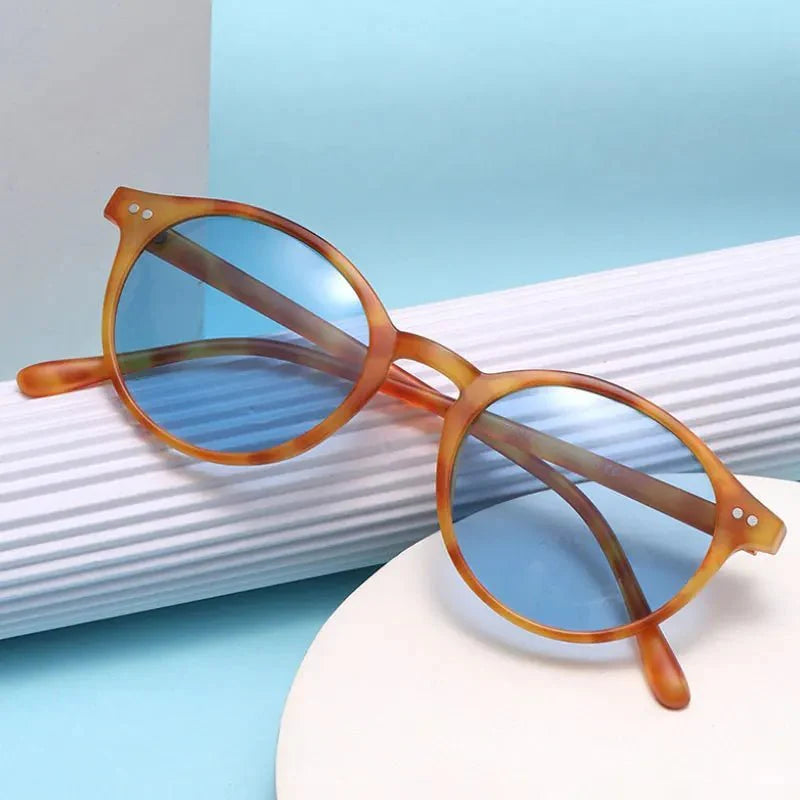 Óculos de Sol Polarizado Premium Circolare Acetato UV400