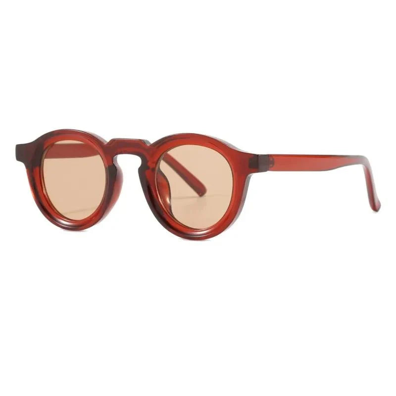 Óculos de Sol Unissex Circular Moderno Trend UV400