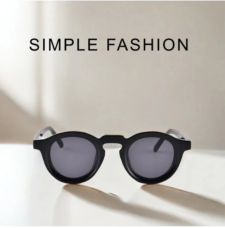 Óculos de Sol Unissex Circular Moderno Trend UV400