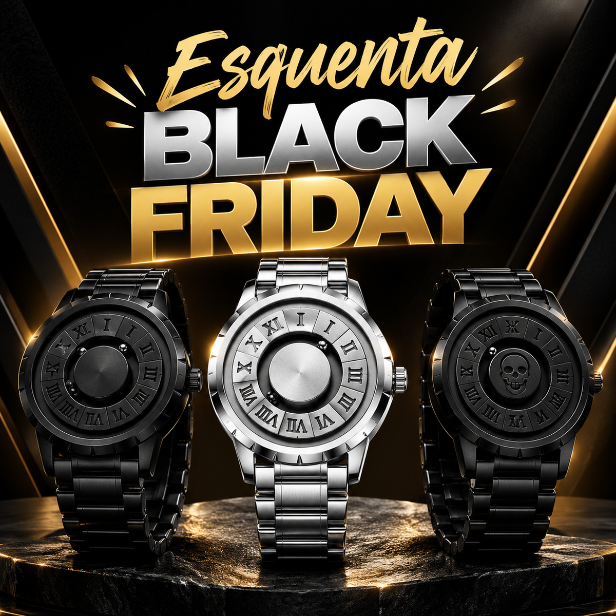 Relógio Masculino Linon Atlas | Esquenta Black Friday