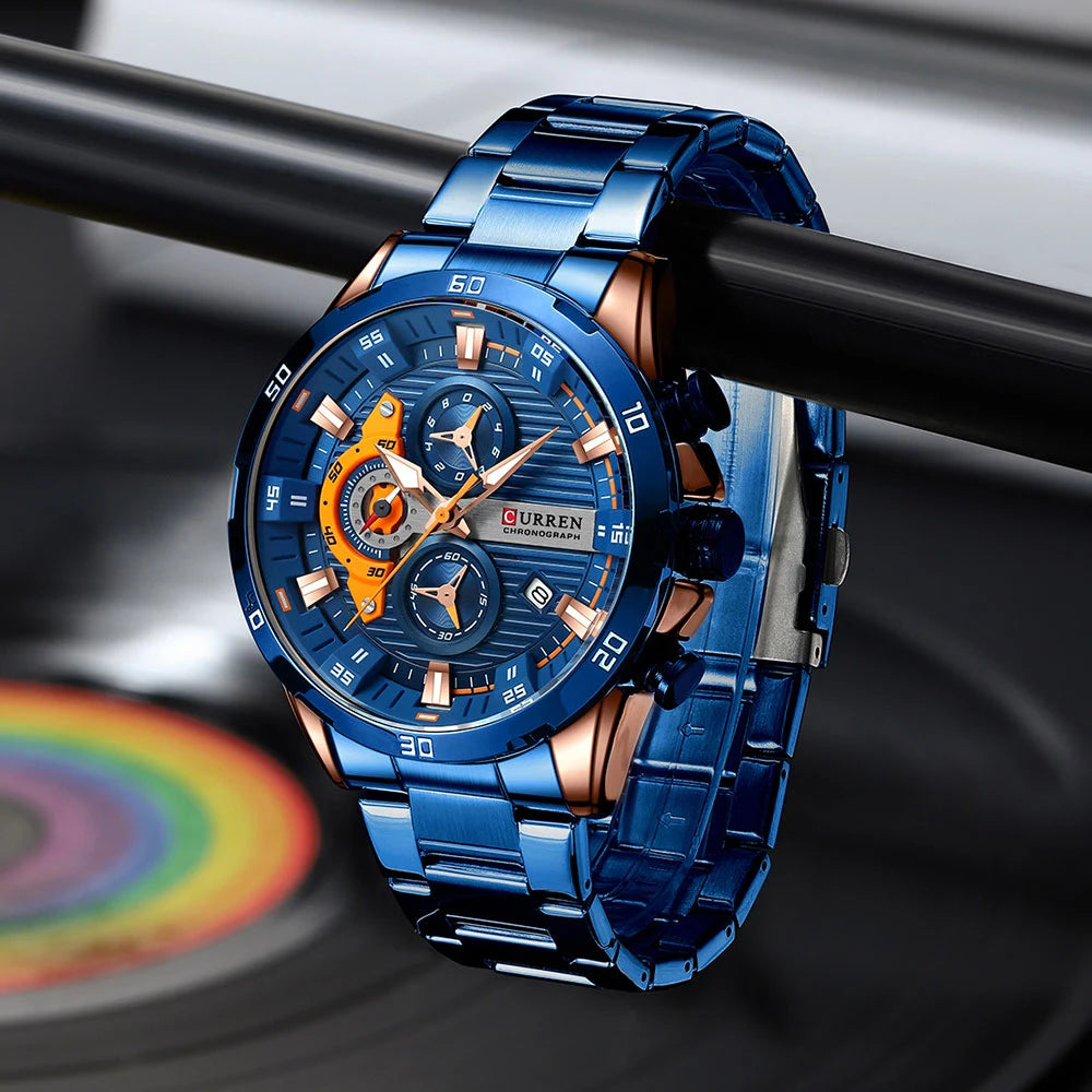 Curren Titanium Chronos