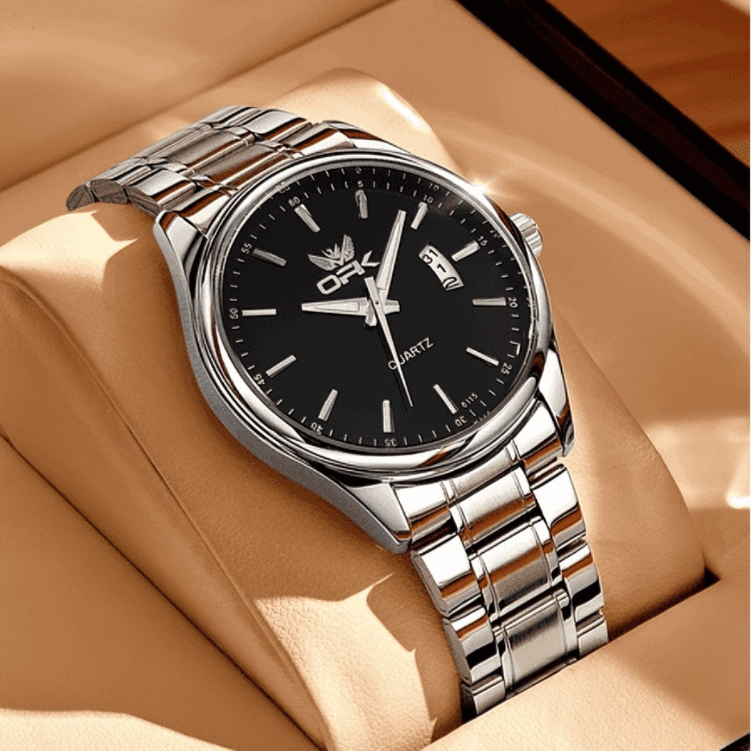 ⌚ TitanSteel™ – Relógio Masculino de Luxo Esportivo à Prova d’Água  Precisão e Elegância em Cada Detalhe