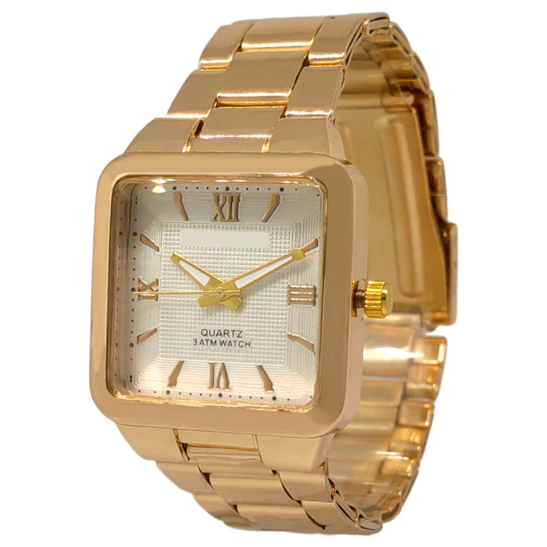 ⌚ SquareLuxe™ – Relógio Feminino Quadrado de Luxo e Estilo Moderno
