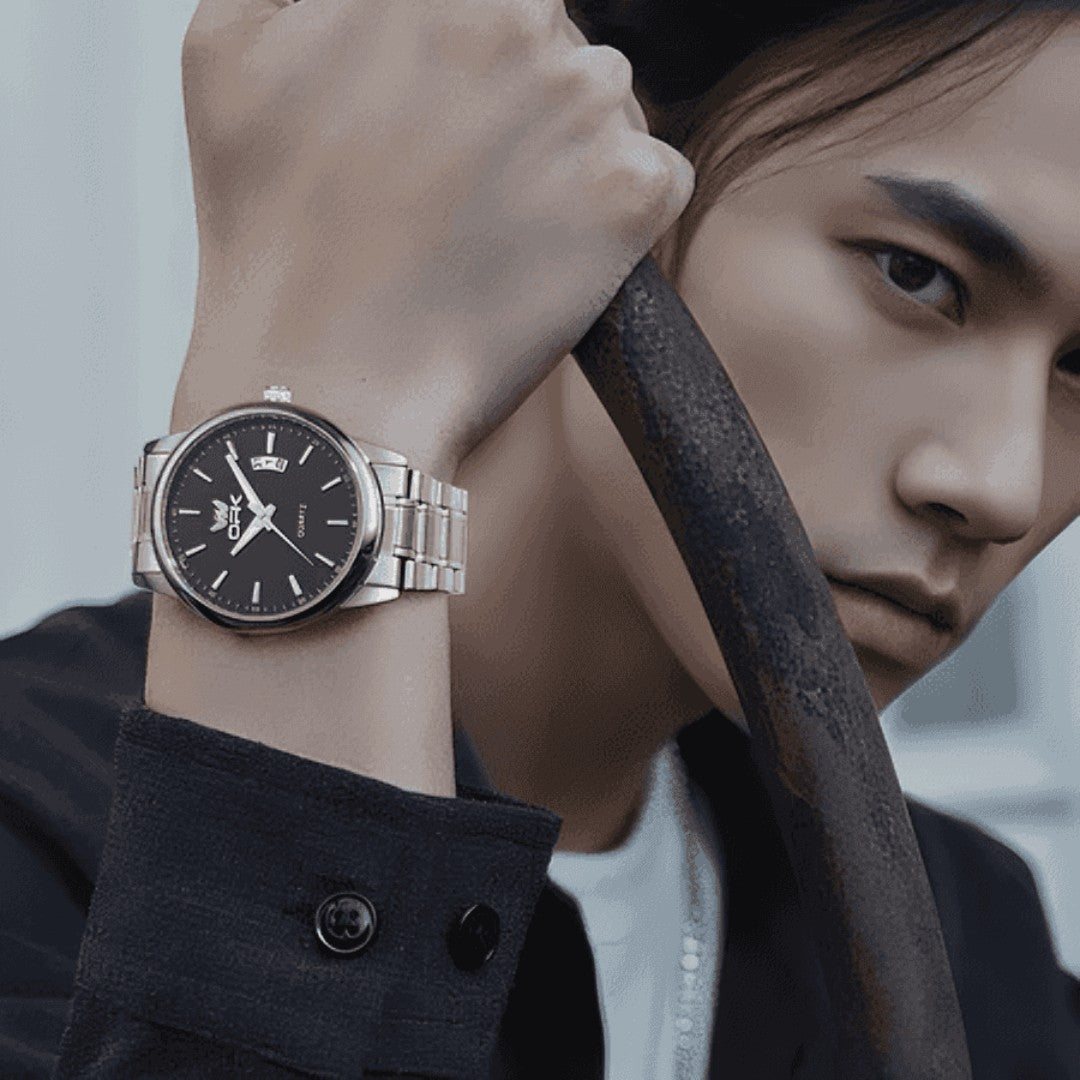 ⌚ TitanSteel™ – Relógio Masculino de Luxo Esportivo à Prova d’Água  Precisão e Elegância em Cada Detalhe