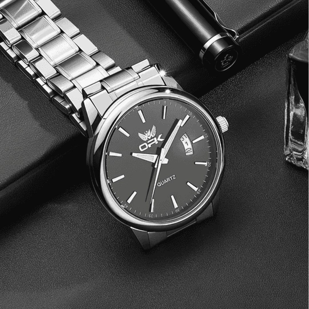 ⌚ TitanSteel™ – Relógio Masculino de Luxo Esportivo à Prova d’Água  Precisão e Elegância em Cada Detalhe