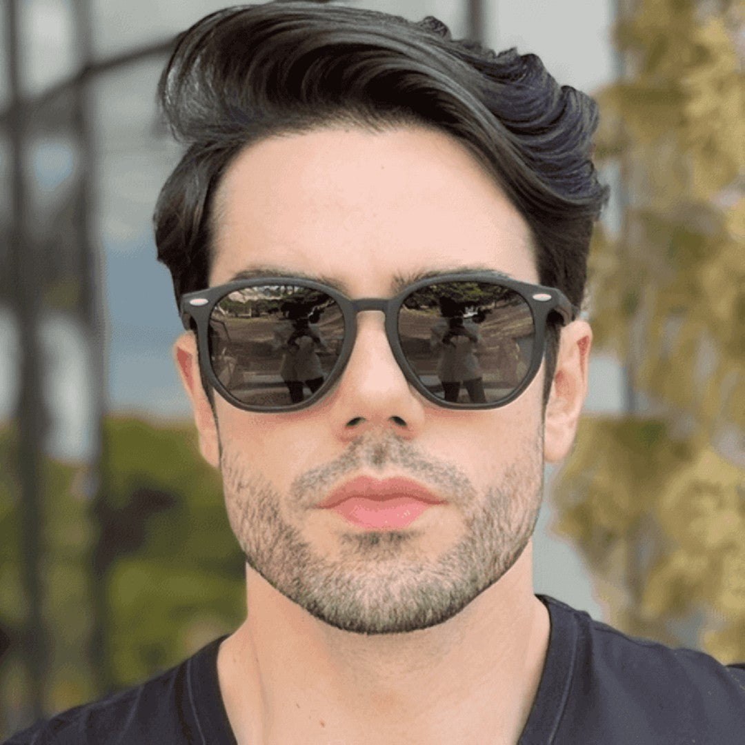 😎 VisionEdge™ – Óculos de Sol Masculino Quadrado UV400 | Estilo, Proteção e Confiança