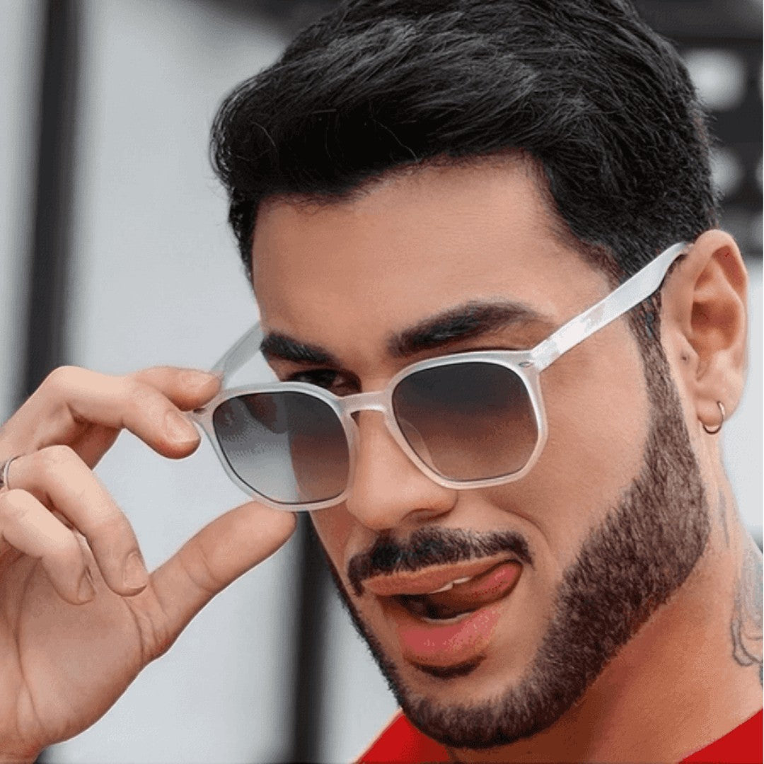 😎 VisionEdge™ – Óculos de Sol Masculino Quadrado UV400 | Estilo, Proteção e Confiança