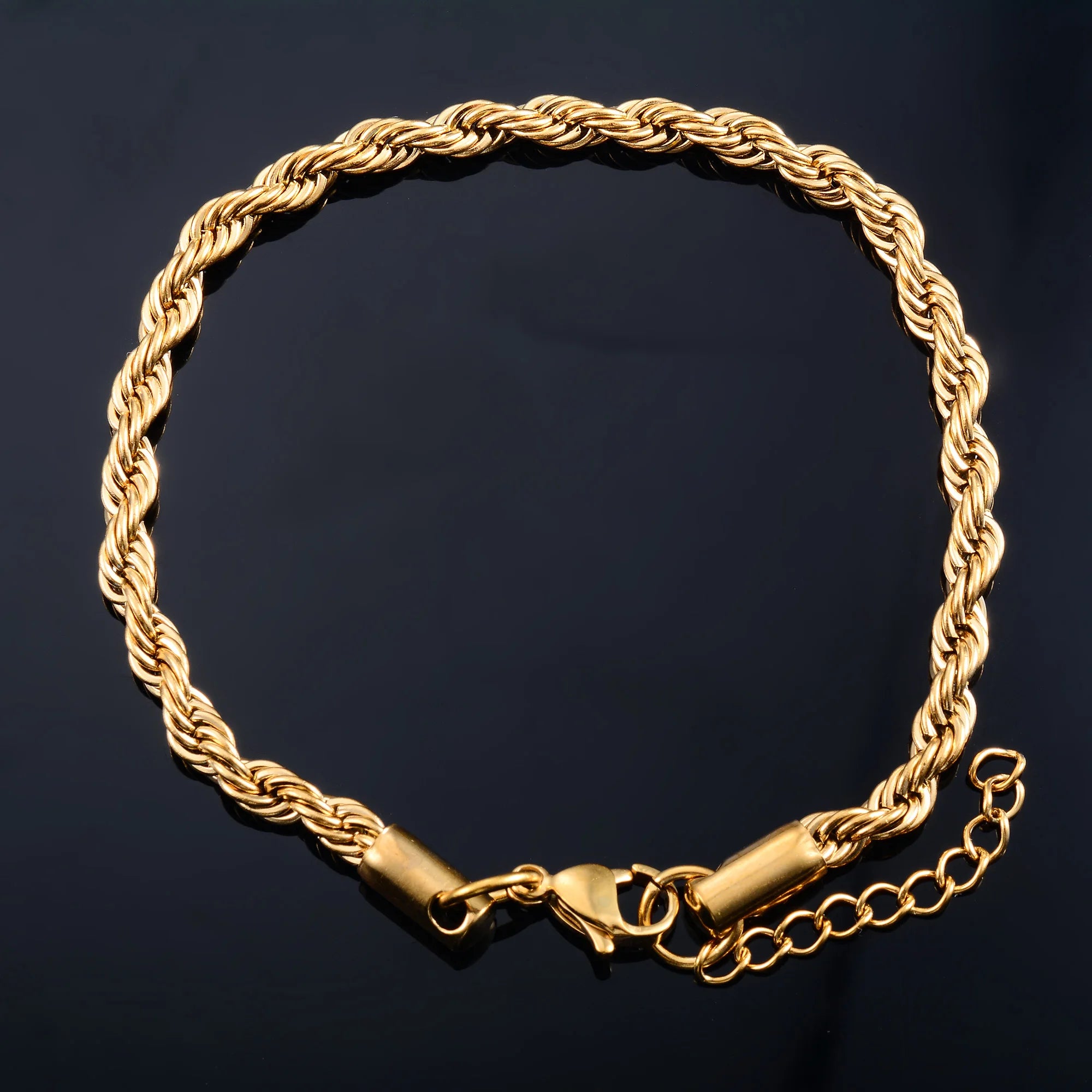 Pulseira Trançada  de Aço Inoxidável