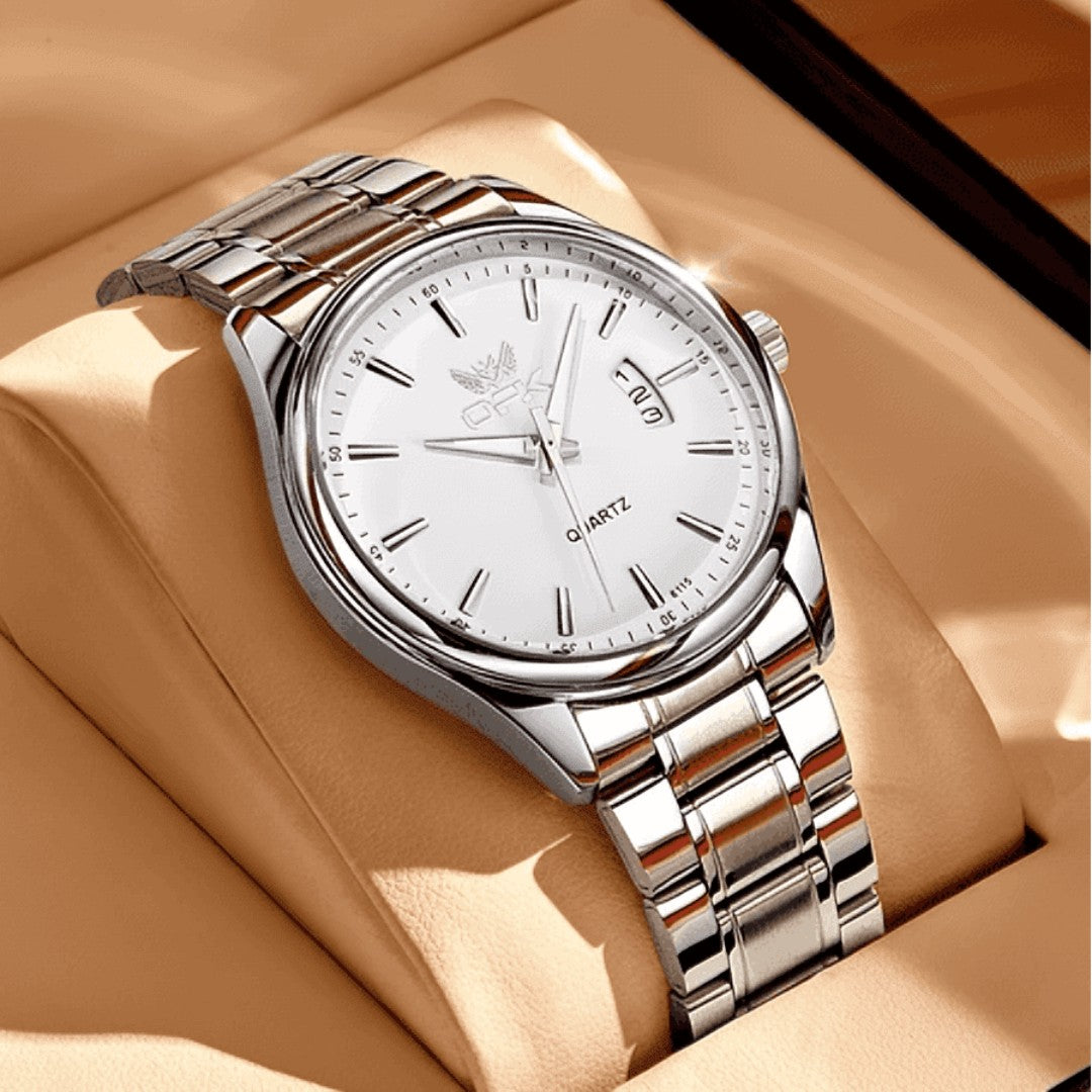 ⌚ TitanSteel™ – Relógio Masculino de Luxo Esportivo à Prova d’Água  Precisão e Elegância em Cada Detalhe