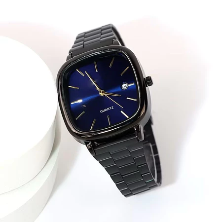 ChronoRetro™ – Relógio Vintage Quadrado Unissex – Queima de Estoque