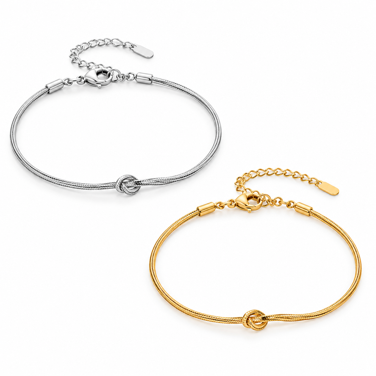 Pulseira Nó Duplo Elo | Compre 1 e Leve 2